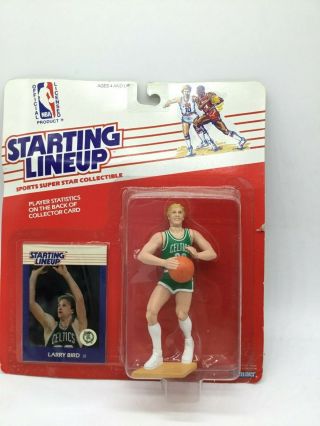 1988 Starting Lineup Larry Bird.  In Package.  Packaging Has Some Wear.