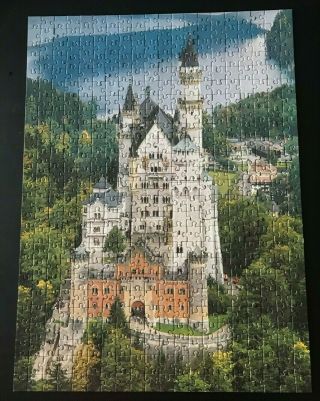 Ravensburger 500 Piece Puzzle Neuschwanstein Castle Complete