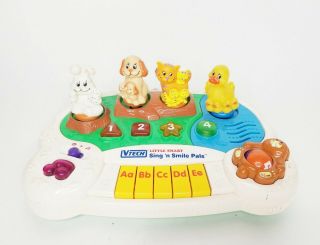 Vtech Little Smart Sing N Smile Pals Learning Toy Piano Dog Cat Duck Bunny