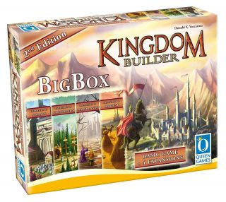 Queen Boardgame Kingdom Builder Big Box (2nd Edition) Box Vg,