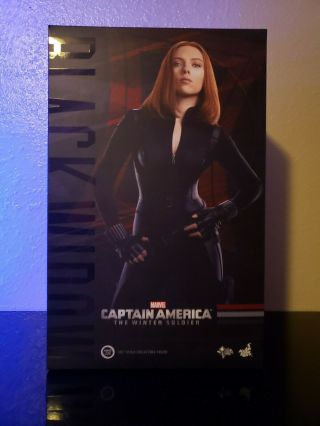 Hot Toys Mms239 1/6 Captain America Winter Soldier Black Widow Avengers Marvel