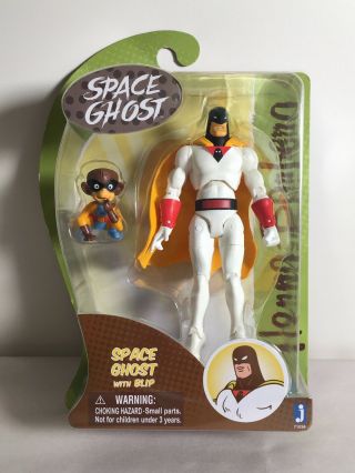 Space Ghost With Blip Action Figure Hanna Barbera Jazwares Adult Swim