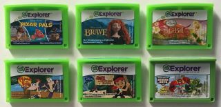 6 Leap Frog Leappad 2/3 Ultra Leapster Explorer Learning Disney Game Cartridges