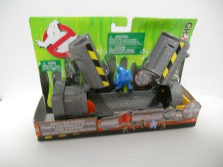 Ghostbusters Ghost Trap Mini Playset 2 - 1 Subway Scene W/ Ecto Figure By Mattel