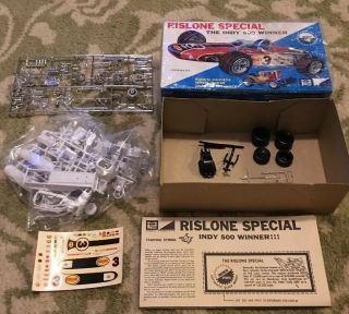 Mpc Rislone Special Indy 500 Winner 1/25 Scale Model Kit 801 - 150 1969 Exc