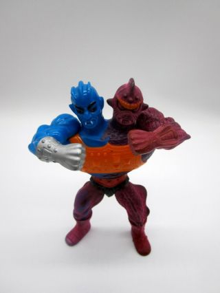 Vtg Masters of the Universe MOTU Two Bad Figure 1984 Complete He - Man Flat Back 2
