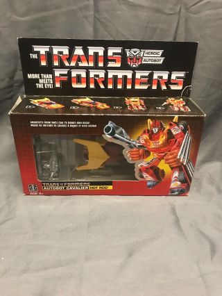 Transformers G1 Hot Rod Vintage 2018 Reissue Walmart Exclusive