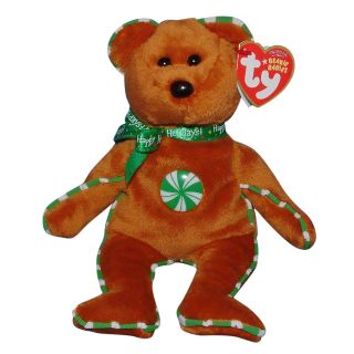 Ty Beanie Baby Spearmint - Mwmt (bear Hallmark Exclusive) Christmas