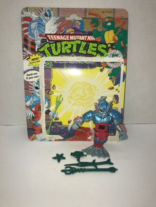 Teenage Mutant Ninja Turtles Merdude W/ Accessories & Card Back 1992
