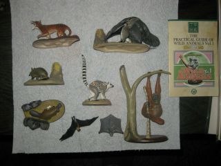 Colorata Japan Vol.  1 Wild Animals - 8 Miniature Figures Thylacine & Others