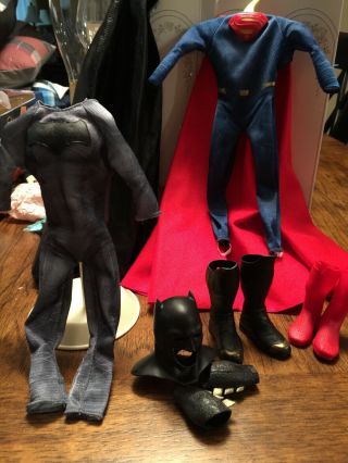 Batman Superman Suits Bvs Dc Justice League 12” Action Figure