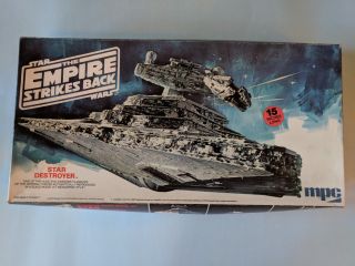 Vintage Mpc Star Wars The Empire Strikes Back: Star Destoryer Model Kit 1980