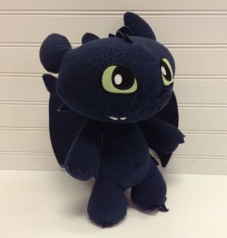 Dreamworks How To Train Your Dragon Movie 12 " Toothless Plush Stuffed Animal