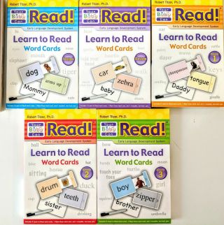 Your Baby Can Read Sliding Word Cards Flash DVDs Robert Titzer 8