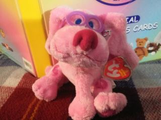 Magenta From Blues Clues Ty Beanie Baby.  Tags 2005
