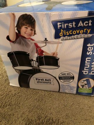 First Act Discovery Kids Drum Set Musical Instrument