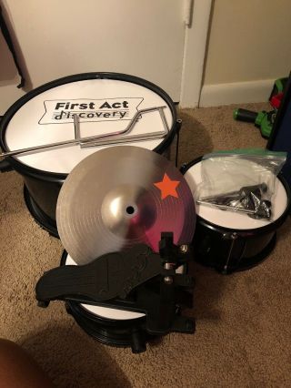 First Act Discovery Kids Drum Set Musical Instrument 2