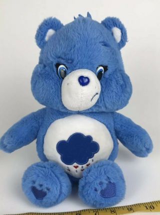 Care Bears Grumpy Bear 14 " Tall Plush Stuffed Animal Toy Blue Rain Cloud Teddy