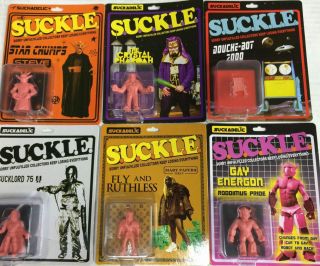 Suckle Series 2 Set Of 10 Carded Edition Vinyl Mini Figures Sucklord Suckadelic
