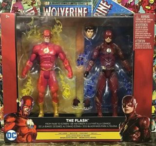 Dc Comics Multiverse The Flash From Page To Screen 2 Pack