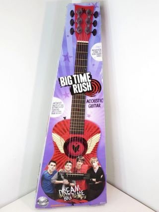 Big Time Rush Large Acoustic Guitar " Dream Big Time "
