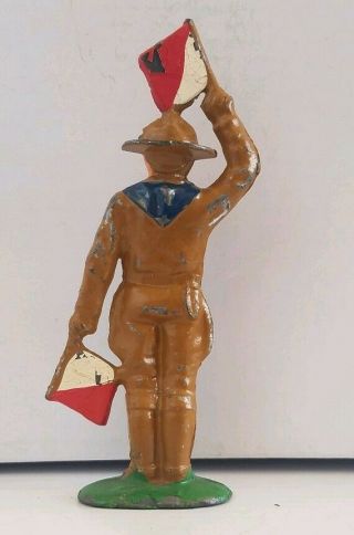 BOY SCOUT W/ SEMAPHORE FLAGS BARCLAY MANOIL 2