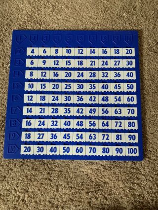 Insta - Learn Multiplication Board & Number Tiles Montessori Home School Education