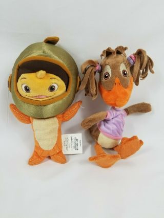 Disney Store Chicken Little Plush ABBY MALLARD Ugly Duckling Fish Out of water 6