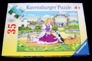 Ravensburger Princess With Puppies 35 Piece Puzzle 2005 Germany Complete