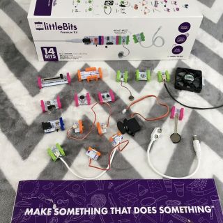 Little Bits Learning Premium Kit Circuits Tech Projects Incomplete Parts Missing