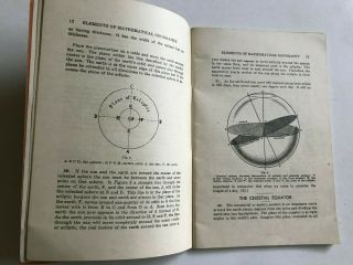 1960 Directions for Using Mathematical Geography Book Trippensee Planetarium 5