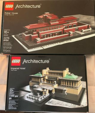 Lego Architecture: Frank Lloyd Wright Robie House 21010 & Imperial Palace 21017