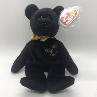 Ty Beanie Baby The End Bear Mwmt Rare Vintage 1999