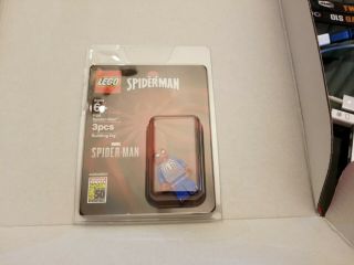 Sdcc 2019 Lego Minifig Marvel Ps4 Spider - Man In - Hand