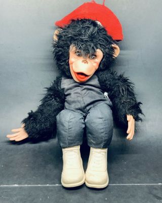 Vintage Rushton Plush Howdy Doody Show Zippy The Chimp Zip Monkey Doll 16 In