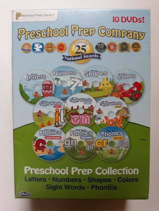 Preschool Prep Company,  10 Dvds From The Preschool Prep Series,  Homeschool Great