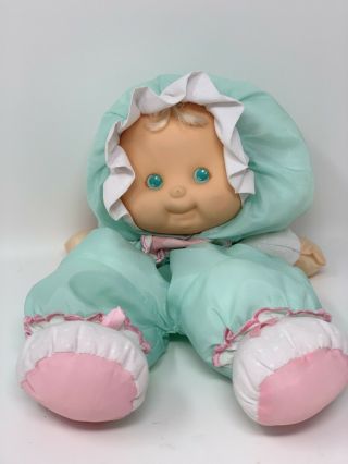 Vintage Fisher Price Puffalump Kids Sherri Green Plush Baby Doll 13 " Floppy 1991