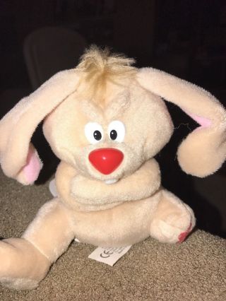 1998 Idea Factory Lucky The Rabbit Series 1 1/2 Meanies Beanbag Plush Toy (kc)