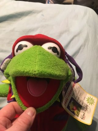 Henson Kermit The Frog 20” Plush Toy Photographer Red Vest With Camera Macy’s