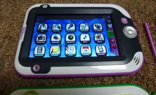 LeapPad LeapFrog Ultra Learning Tablet Wi - Fi PINK.  w/ stylus for GREAT 4 PARTS 4