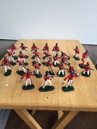 24x Armies In Plastic War Of 1812 British Infantry 1/32 Painted Detailed