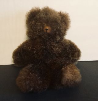 Alpaca Fur Teddy Bear Handmade In Peru 11” Lenart Baby Paca Fair Trade