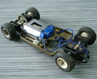 Slot Car Strombecker Brass Adjustable Cheetah Chassis Vintage 1/32 Scale