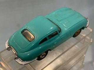 Vintage Aurora Model Motoring HO Scale Slot Car Teal Jaguar 8