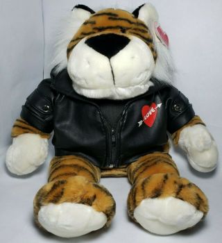 Dan Dee Collectors Choice 20 Inch Tiger Plush Stuffed Faux Leather Love Jacket