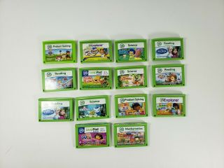 14 Assorted Leap Frog Leap Pad Game Cartridges