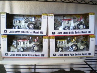 Ertl 1/16 John Deere Patio Series Model 140 Tractors Set Of 4 Precision