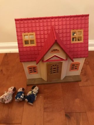 Calico Critters Sylvanian Families Cottage House Dog Figures Accessories 6