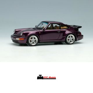 Make Up Vision 1:43 Porsche 911 (964) Turbo 3.  6 1993 Vm158d Amethyst Metallic