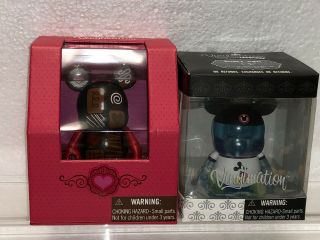 Disney 3 " Vinylmation - Various Series - Valentine Chocolate & Blue Ringer Tee